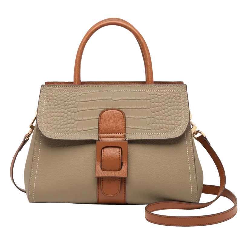 ZOOLER 100% Genuine Leather Women's Handbags with Lock Shoulder Messenger Bags  Soft Skin