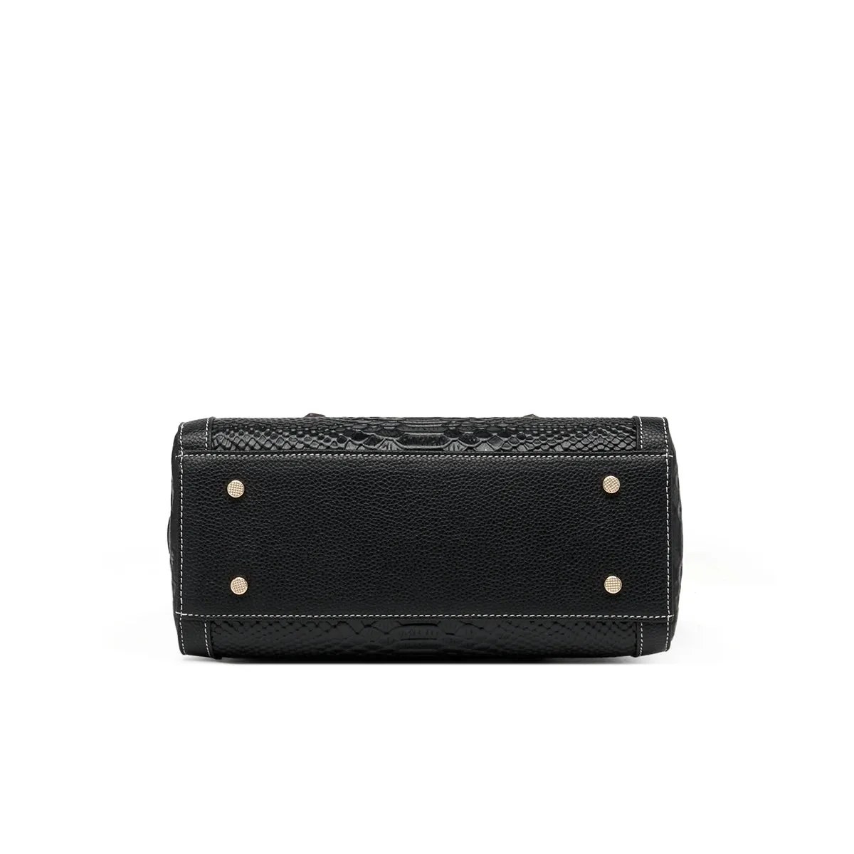 ZOOLER Women's Genuine Leather Shoulder Bag Large Business Women Purses Saddle Black